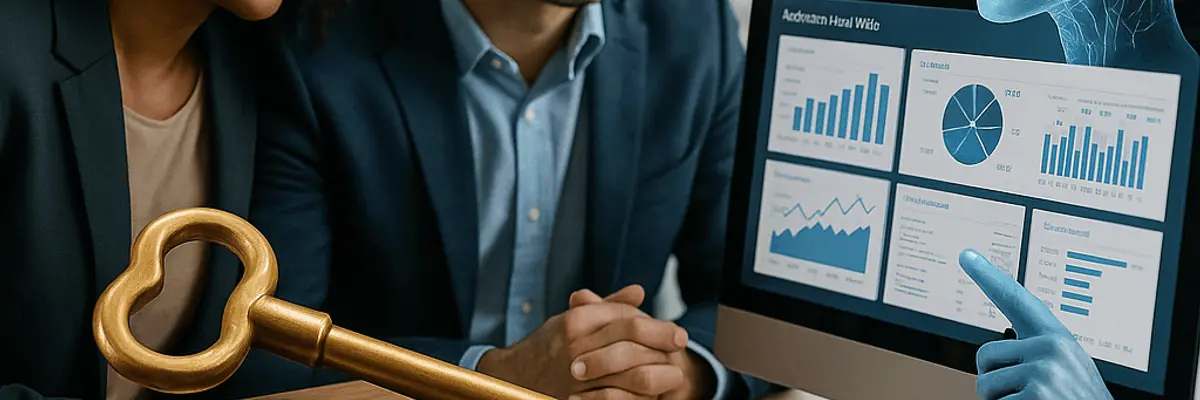 Illustration of business financing for the business analytics and ai sector for startup for the collection team