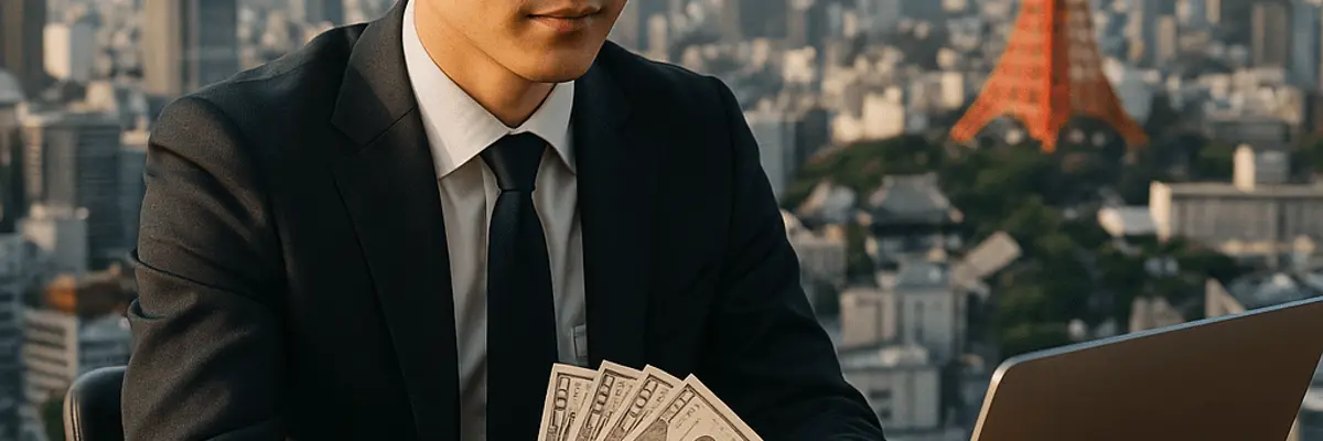 Illustration of business financing for startup in Tokyo