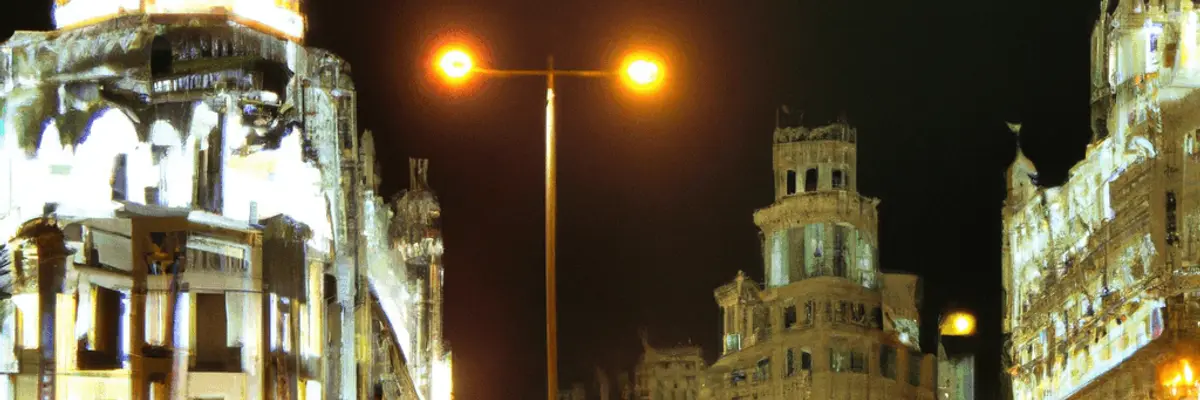 Illustration of business finance in Madrid
